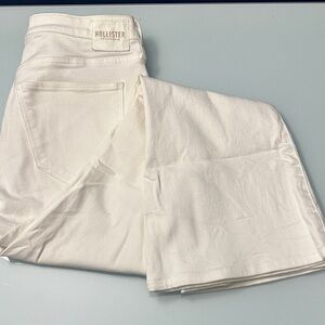 Hollister High Rise Vintage Flare White Jeans